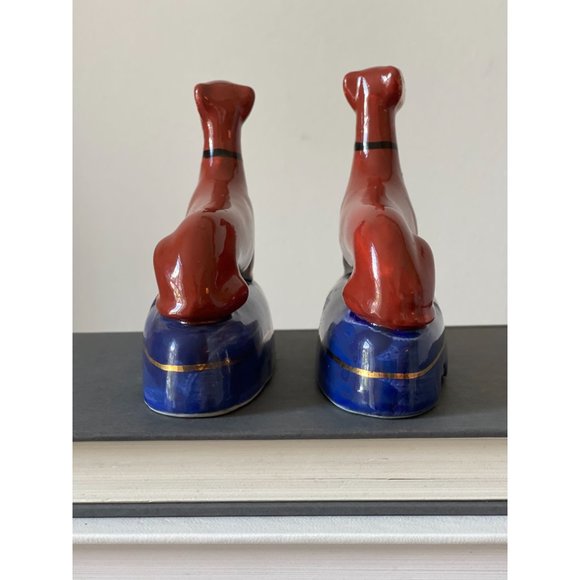 Whippet Porcelain Pen/Quill Holder , Staffordshire - Picture 4 of 6